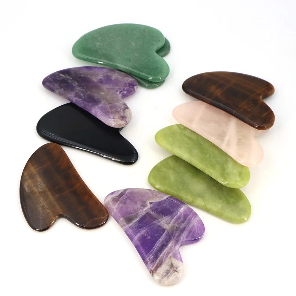 Natural Stone Gua Sha Heart Board