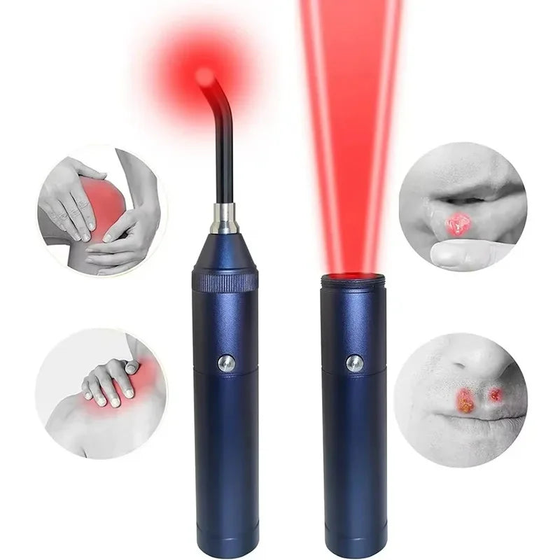 Red Light Therapy Wand — 3-in-1 Pain Relief & Skin Rejuvenation Device