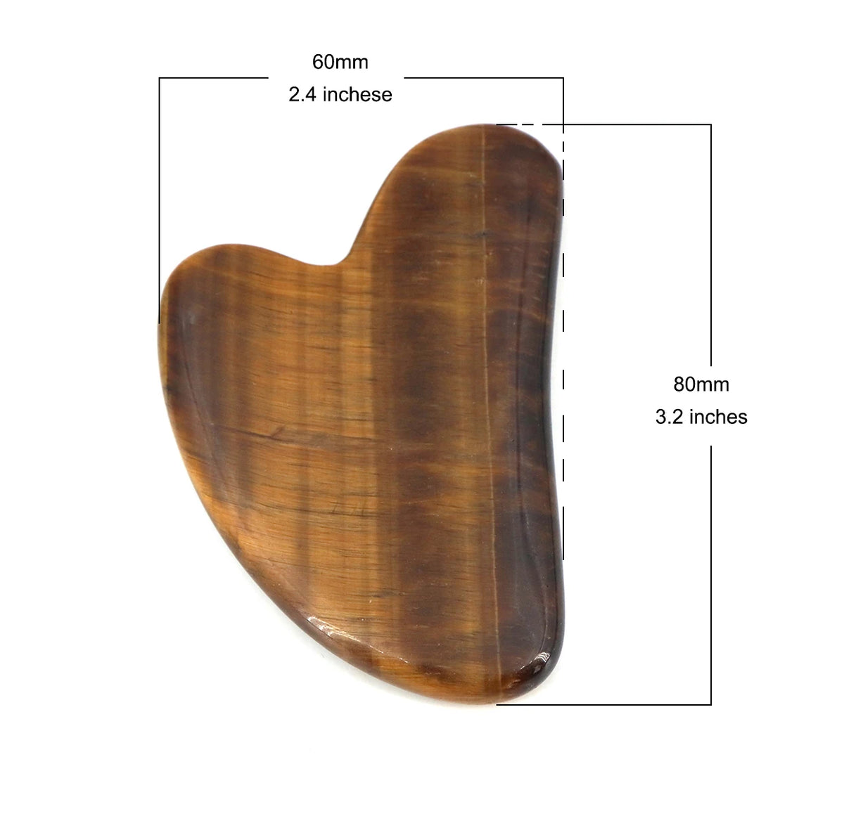 Natural Stone Gua Sha Heart Board
