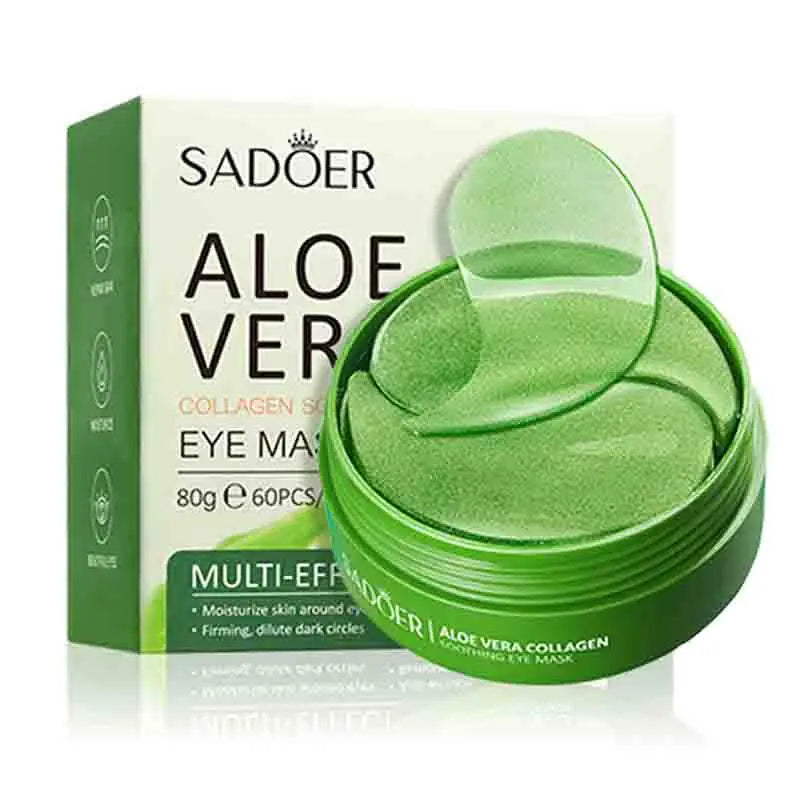 Aloe Vera & Collagen Eye Patches — 60 Pcs