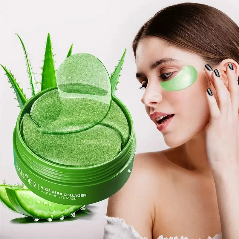 Aloe Vera & Collagen Eye Patches — 60 Pcs