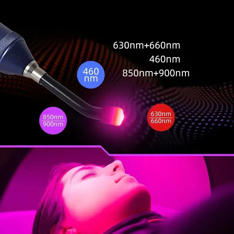 Red Light Therapy Wand — 3-in-1 Pain Relief & Skin Rejuvenation Device