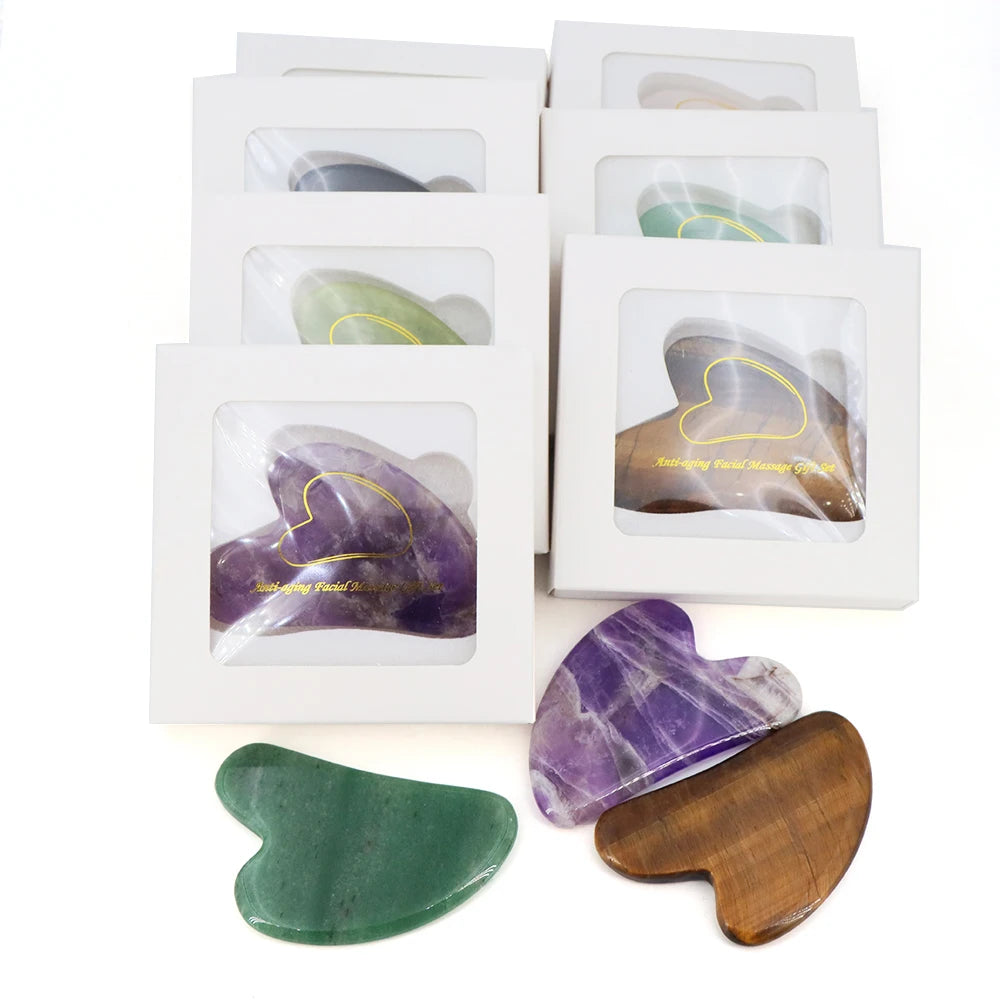 Natural Stone Gua Sha Heart Board