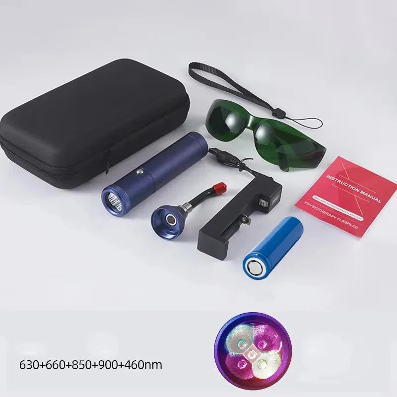 Red Light Therapy Wand — 3-in-1 Pain Relief & Skin Rejuvenation Device