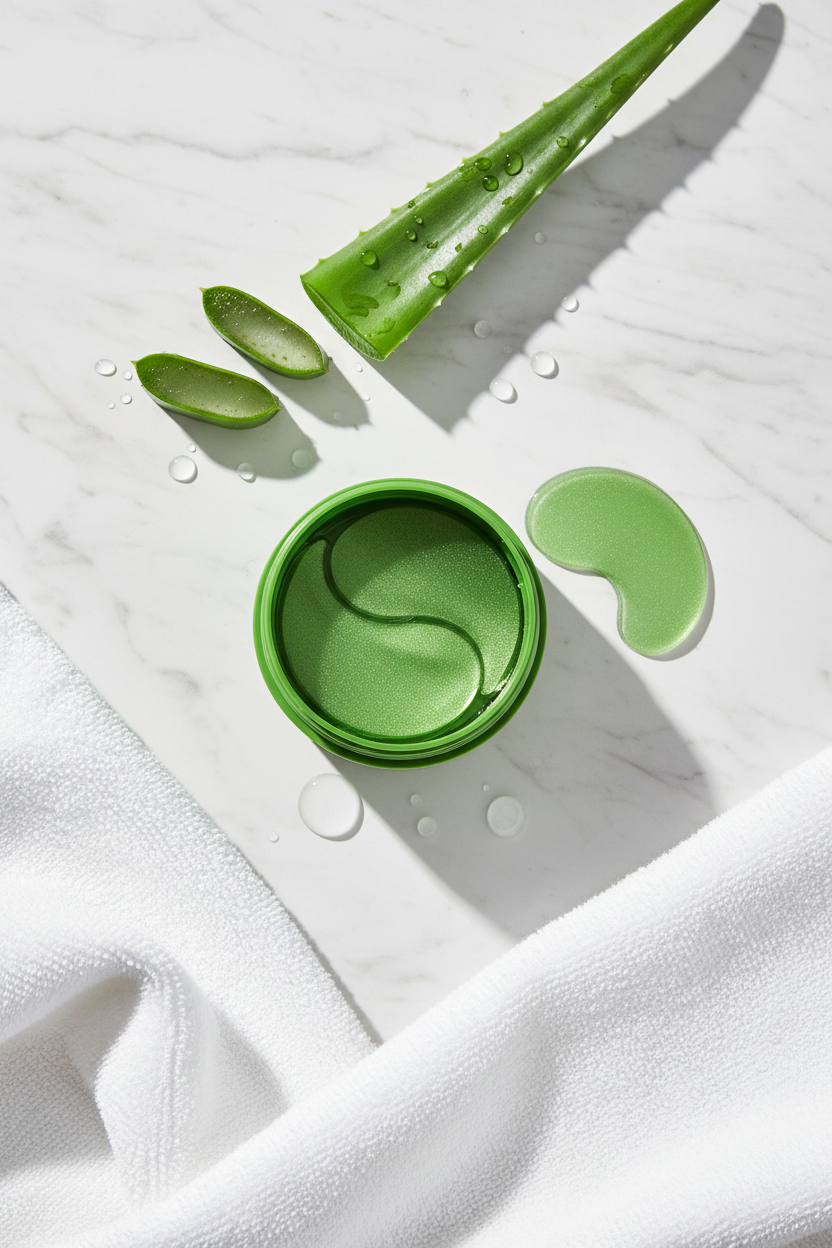 Aloe Vera & Collagen Eye Patches — 60 Pcs