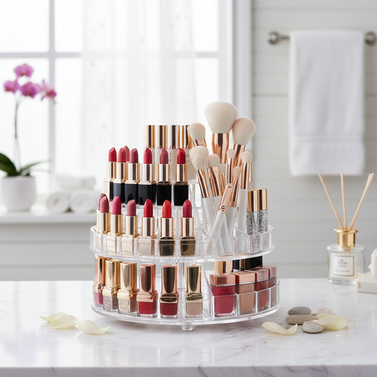 360° Rotating Makeup Holder Organizer