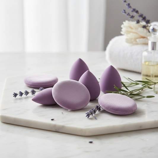 Purple Makeup Puff Collection